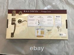 1 Baldwin Single Cylinder Entry Handle Set with Smart Key Slate Finish NEW