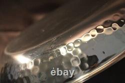 10.75 Mauviel M'Elite hammered stainless steel skillet brass handle