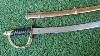 100 Brass Scabbard Handle Stainless Steel Single Edge Blade American Cavalry Sword
