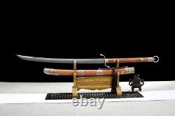 120cm Quality Brass Rosewood Long Handle Battle Knife KUNGFU Broadsword Sword