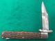1902-1915 RARE CAMILLUIS SWORD BRAND SWING GUARD Big 4-3/4 LOCKBACK BEST KNIFE