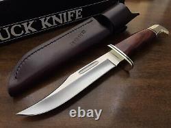 1994 Buck 119 Fixed Blade Hunter Knife Cocobola Dymondwood + Brass Handle USA