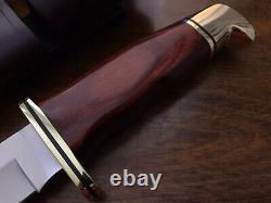 1994 Buck 119 Fixed Blade Hunter Knife Cocobola Dymondwood + Brass Handle USA