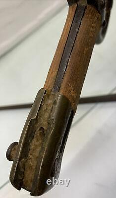 25 Antique Hand Forged Bayonet w Brass Wood handle & Bayonet Sword OLD