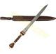 30 Custom Hand Forged Damascus Steel Real Viking Sword Knife Brass Wood Handle