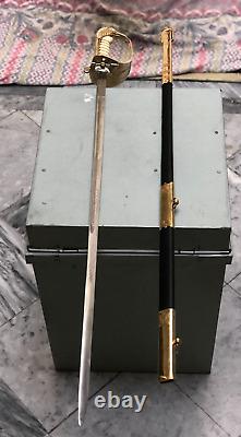 36custom Stainless D2 Steel Sword Fancy/fighting/combat With Grip Brass Handle