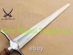 42 High Carbon Steel Custom Handmade Rose Wood Handle Sword