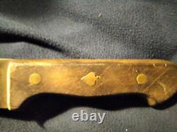 ANTIQUE RARE Solingen-Germany 17.5-inch knife with Spade Inlay Handle