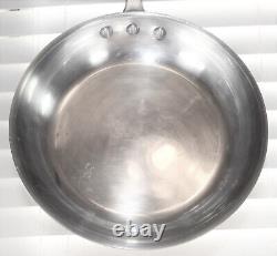 All Clad USA Cop R Chef Copper Pot Stainless 10 Skillet Fry Pan Brass Handle