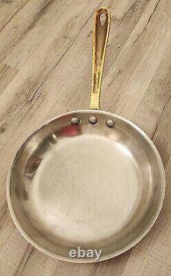 All-clad Coprchef (10-1/2'') Copper Fry Pan With Brass Handle