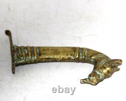 Antique Brass Hand Carved Horse Shape Rare Sword Handle, HILT 5534