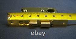 Antique Entry Mortise Lock Brass Pull Handle thumb Latch Cylinder Refurbished