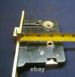 Antique Entry Mortise Lock Brass Pull Handle with thumb Latch Cylinder Corbin 1349
