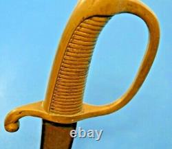 Antique Large Brass Handle French Saber Short Sword Cutlass 29 Long