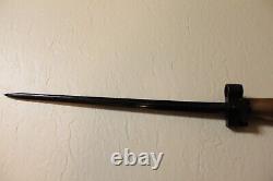 Antique WW1 French Model 1886 Lebel Bayonet Gorgeous Brass Handle 11.75 Blade
