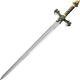 Art Gladius Barbarian Sword 36.5 UNSHARPENED Carbon Steel Blade With Metal Handle