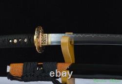 Battle Ready T10 Steel Blade w Clay Tempered Sharp Katana Japanese Sword #2135