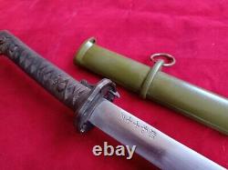 Brass Handle 95 Type Japanese Army Military Sword Samurai Katana With/ Number #888