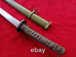 Brass Handle 95 Type Japanese Army Military Sword Samurai Katana With/ Number #888