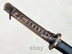Brass Handle/Steel Sheath Japanese Saber Sword Military Katana High Carbon Steel