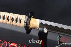 Brass Mountings Manganese Steel Japanese Samurai Katana Sword High-end Bo-hi