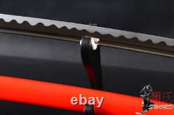 Brass Mountings Manganese Steel Japanese Samurai Katana Sword High-end Bo-hi