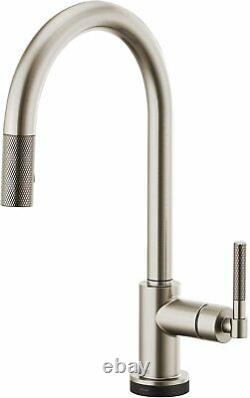 Brizo 64043LF-SS Litze Smarttouch Faucet Arc and Knurled Handle Stainless Steel