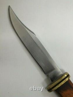 Buck 102 Woodsman Brass & Cocobolo Handle Fixed Blade Knife 2010 with Sheath