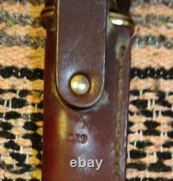 Buck 119 Vintage 1992 Fixed Blade Steel Knife Cocobolo Wood Handle Brass Fitting