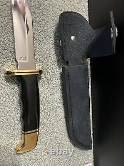 Buck Custom Knife Shop 119 Polished No Groove Blade Phenolic Handle Original Box