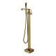 CASAINC 1 Handle Freestanding Floor Mount Tub Faucet Bathtub Filler &Hand Shower