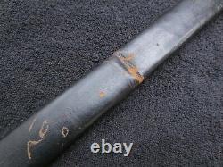 CIVIL War Style Sword Brass Handle Bayonet With Scabbard And Frog