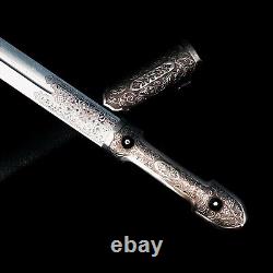 Caucasian Dagger Shashka Cossack Sword Zlatoust knife saber 066