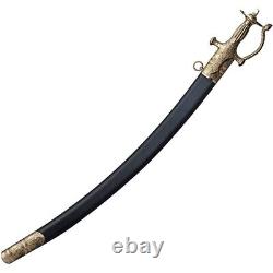 Cold Steel Talwar Sword. 28.75 1090 High Steel Blade Guard, Pommel Brass Handle