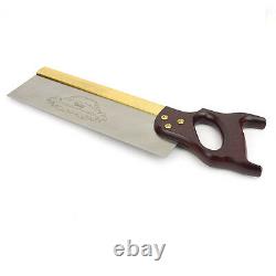 Crown Tools 195 12 Inch 305mm Tenon Saw Brass Back, 13 TPI Full Handle
