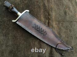 Custom Handmade 5160 Spring Steel Alamo Musso Bowie Knife True Replica, JimBowi