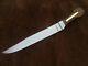 Custom Handmade 5160 Spring SteelJames Bowie No. 1, Guardless Coffin, Bowie Knife