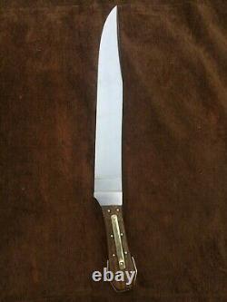 Custom Handmade 5160 Spring SteelJames Bowie No. 1, Guardless Coffin, Bowie Knife