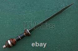 Custom Handmade Damascus Steel Gladius Sword Handmade With Rosewood Handle