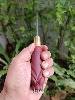 Custom Thai E-nep machete hunting knife 8 Bearing steel forged, Rosewood, Tiger