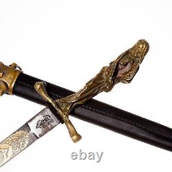 Dagger Russian Empire Zlatoust Cossack Nicholas II 1888 Sword knife saber 863