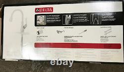 Delta Anderson 19998Z-BLSD-DST Matte Black 1-Handle Kitchen Faucet