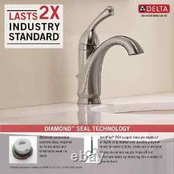 Delta Haywood Single Hole Single-Handle Stainless Bathroom Faucet