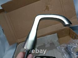 Delta Stryke 576-SSMPU-DST Bathroom Faucet withHandle & Drain in Stainless Steel