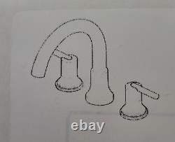 Delta Trinsic T2759-SS 2 Handle Roman Tub Faucet Trim Kit in Stainless Steel