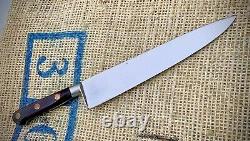 Dexter Vintage 10'Super Stainless' Chef Knife, Rosewood & Antique Brass Handle