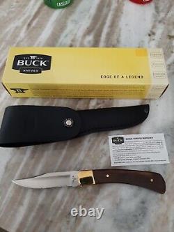 Discontinued 2016 Buck 101 Hunter Fixed Blade Knife Walnut Handle USA NIB