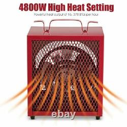 Electric Garage Heater Portable Commercial Warehouse Adjustable Temperature