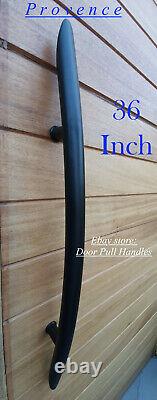 Entrance Entry Door Pull Curved Long Handle stainless steel Satin & Matte Black