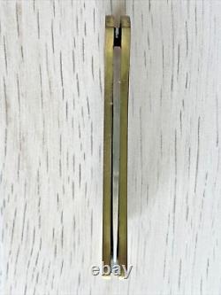 Gerber Sportsman I Knife 440C Blade Brass Liners Wood Handle USA 1980 Vintage